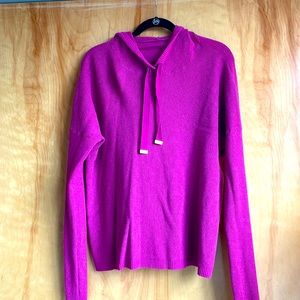 Fuschia Hooded Sweater